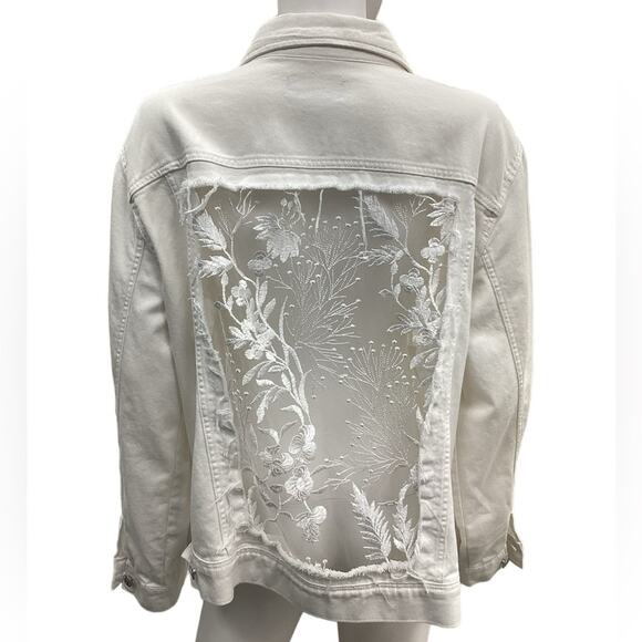 Upcycled 
Size XL White Jacket - Picture 3 of 5